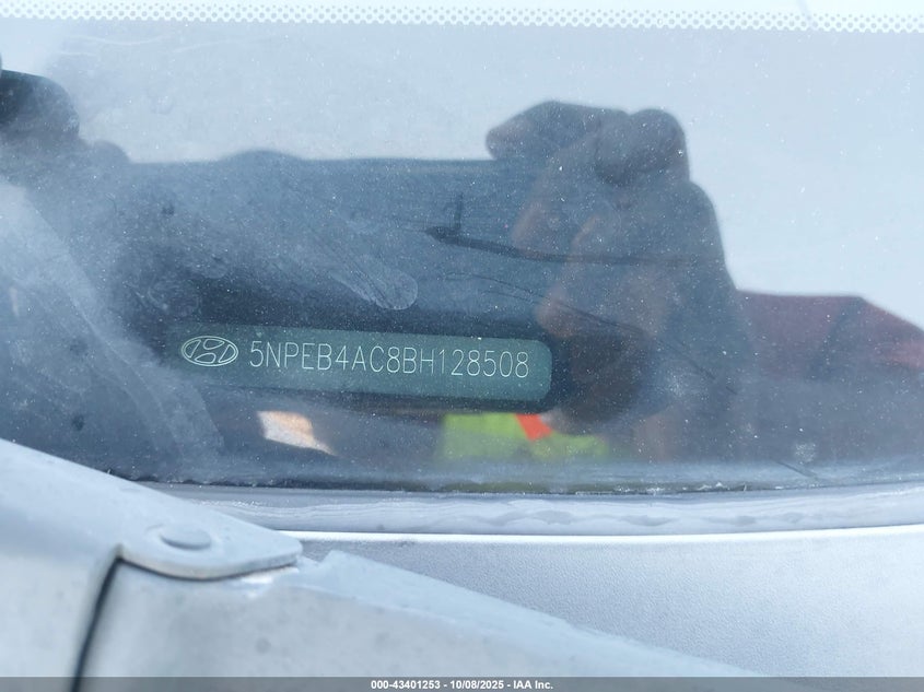 2011 Hyundai Sonata Gls VIN: 5NPEB4AC8BH128508 Lot: 43401253