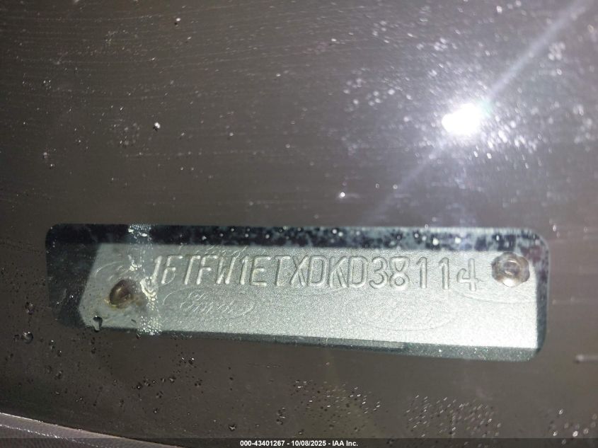 2013 Ford F-150 Fx4 VIN: 1FTFW1ETXDKD38114 Lot: 43401267