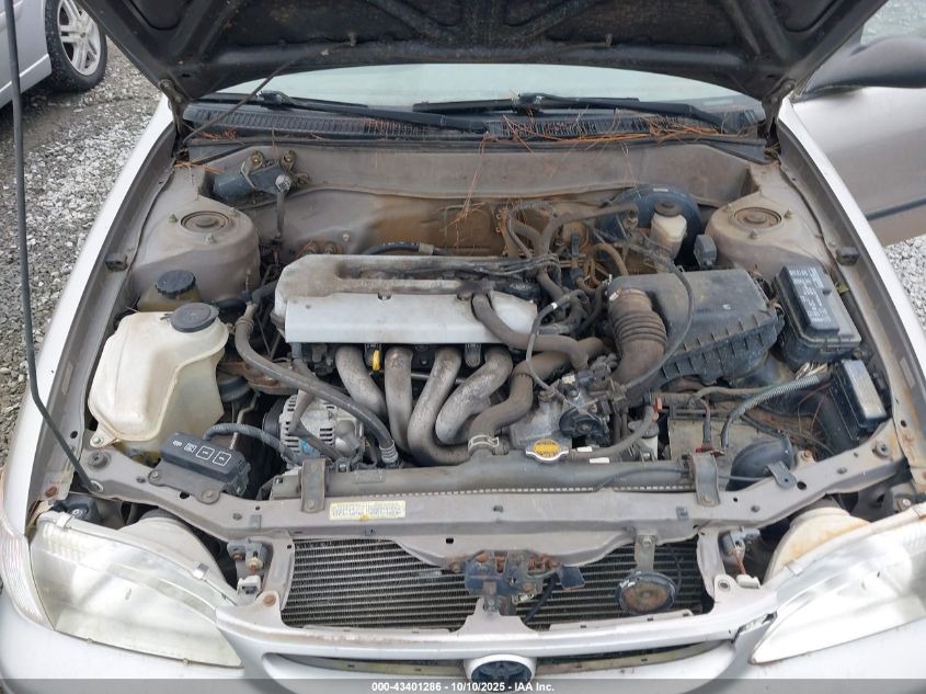 1998 Toyota Corolla Ce VIN: 2T1BR12E2WC085015 Lot: 43401286