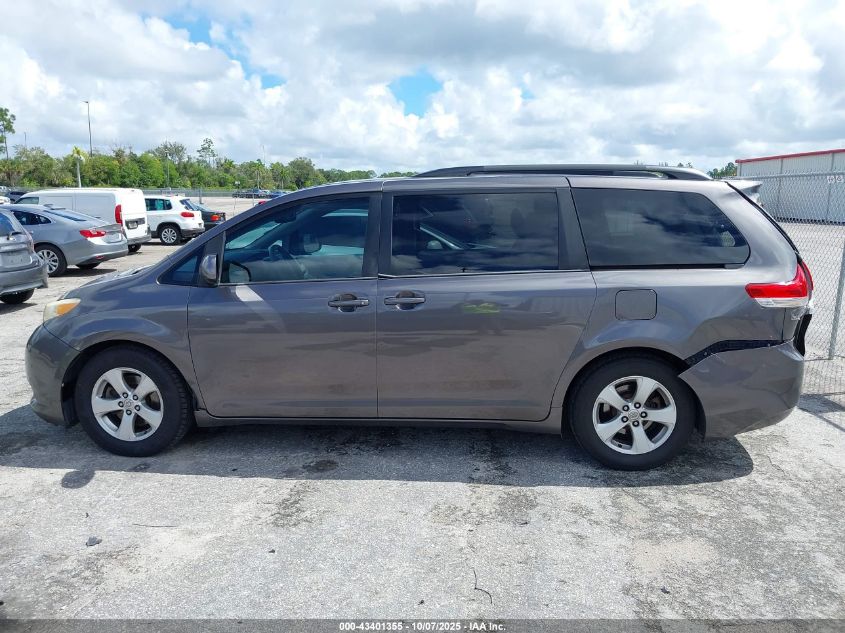 2013 Toyota Sienna Le V6 8 Passenger VIN: 5TDKK3DC3DS340609 Lot: 43401355