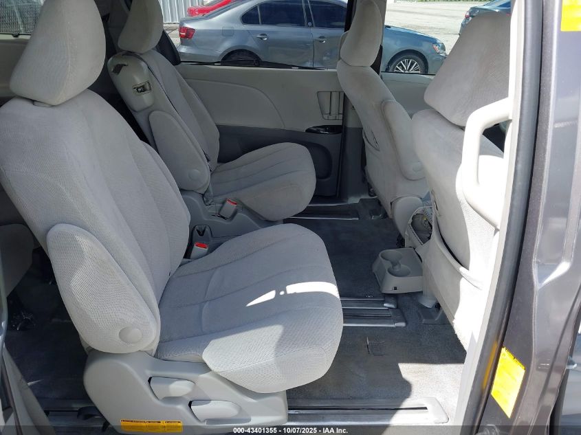 2013 Toyota Sienna Le V6 8 Passenger VIN: 5TDKK3DC3DS340609 Lot: 43401355