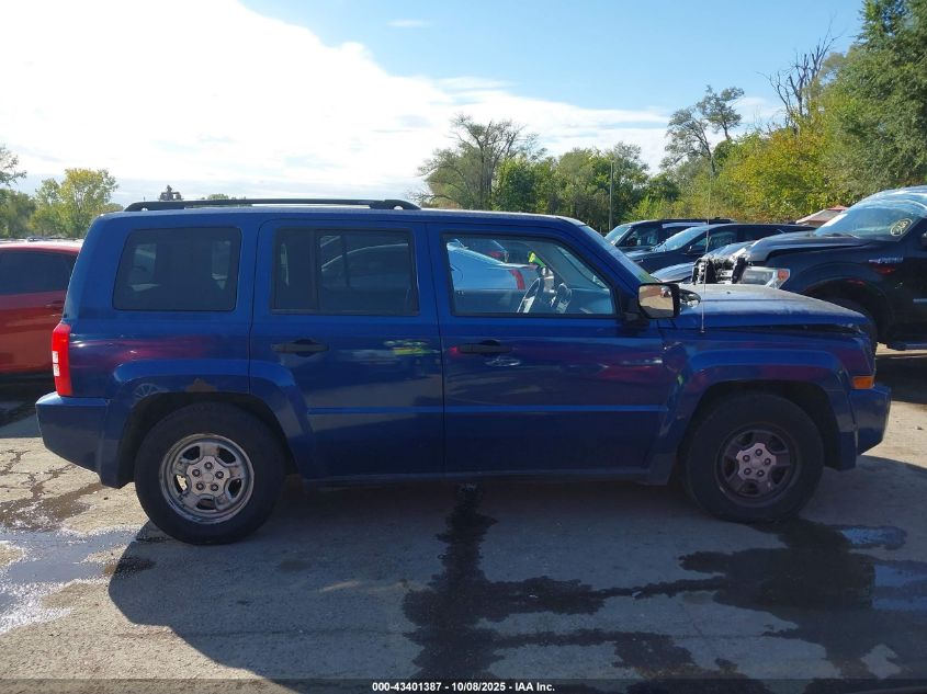 2009 Jeep Patriot Sport VIN: 1J4FF28B49D193070 Lot: 43401387