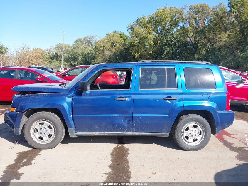 2009 Jeep Patriot Sport VIN: 1J4FF28B49D193070 Lot: 43401387