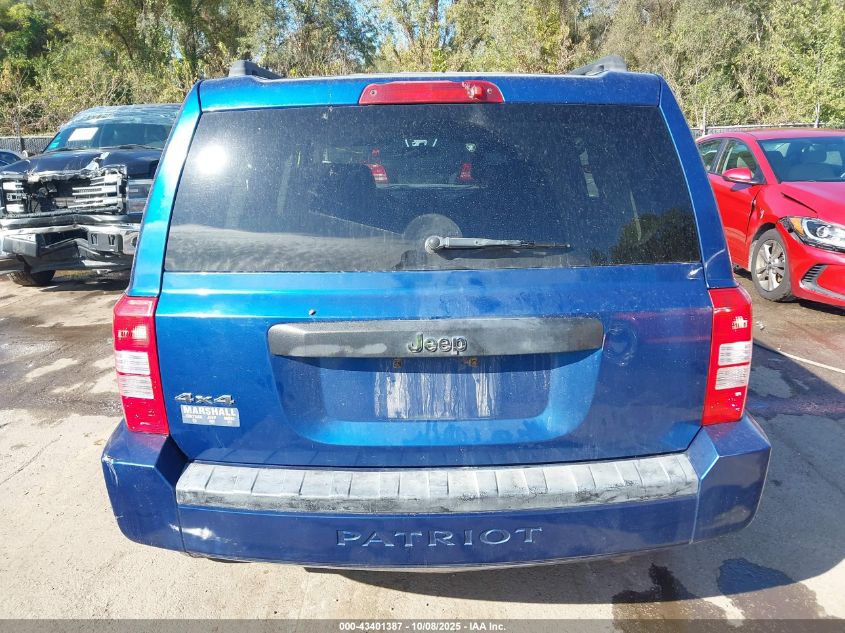 2009 Jeep Patriot Sport VIN: 1J4FF28B49D193070 Lot: 43401387