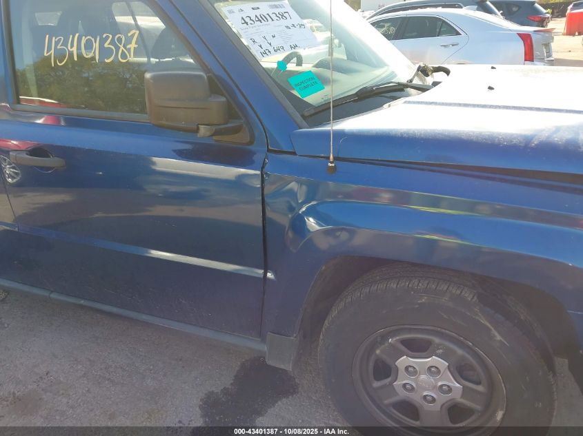 2009 Jeep Patriot Sport VIN: 1J4FF28B49D193070 Lot: 43401387