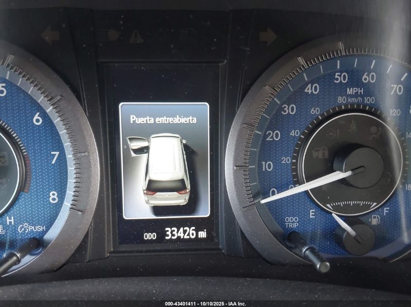 2020 Toyota Sienna Le VIN: 5TDKZ3DC4LS075208 Lot: 43401411