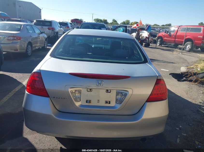 2007 Honda Accord 2.4 Lx VIN: 1HGCM56487A070392 Lot: 43401429