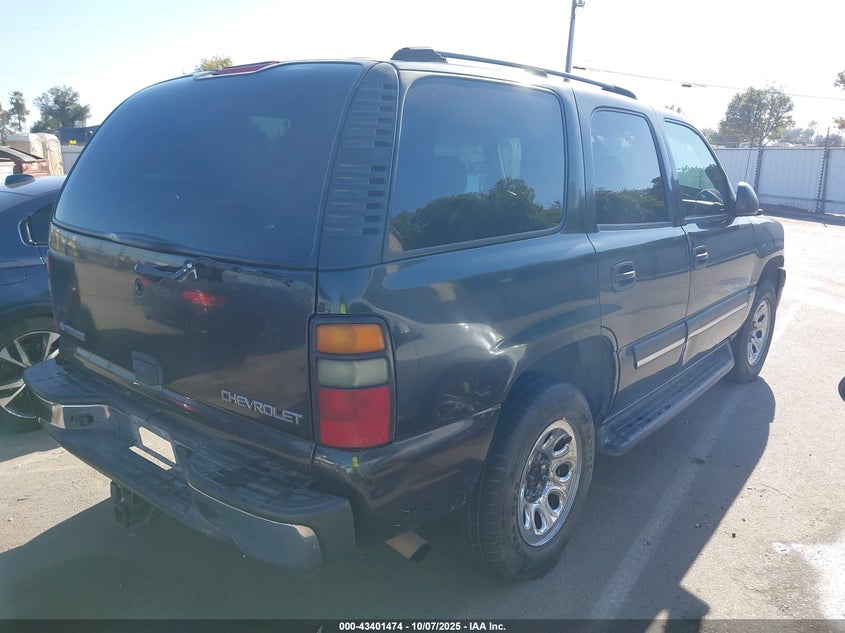 1GNEK13T95J197271 2005 CHEVROLET TAHOE photo no. 4