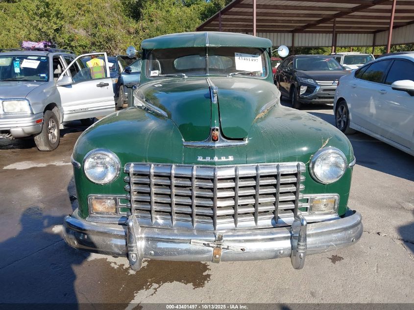 1946 Dodge Sedan VIN: D2447454 Lot: 43401497