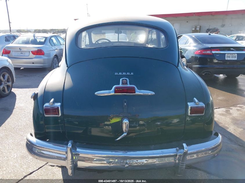1946 Dodge Sedan VIN: D2447454 Lot: 43401497