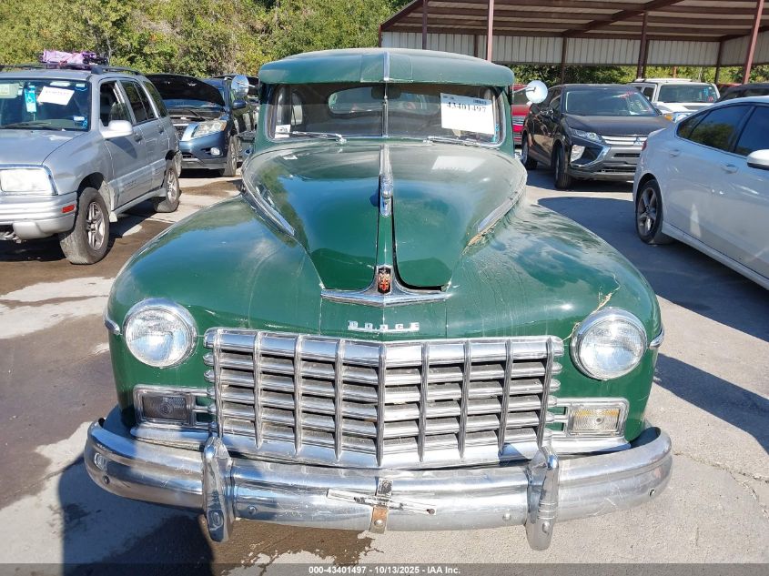 1946 Dodge Sedan VIN: D2447454 Lot: 43401497