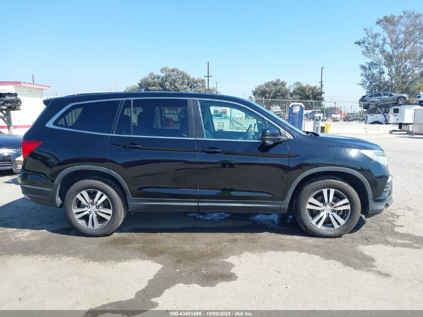 2018 Honda Pilot Ex-L VIN: 5FNYF6H77JB049916 Lot: 43401499