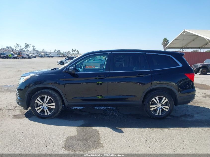 2018 Honda Pilot Ex-L VIN: 5FNYF6H77JB049916 Lot: 43401499