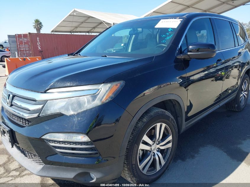 2018 Honda Pilot Ex-L VIN: 5FNYF6H77JB049916 Lot: 43401499