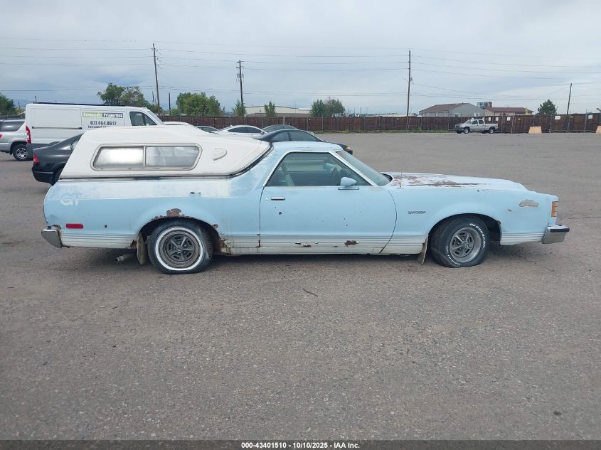 1979 Ford Ranchero VIN: 9H43H112653 Lot: 43401510