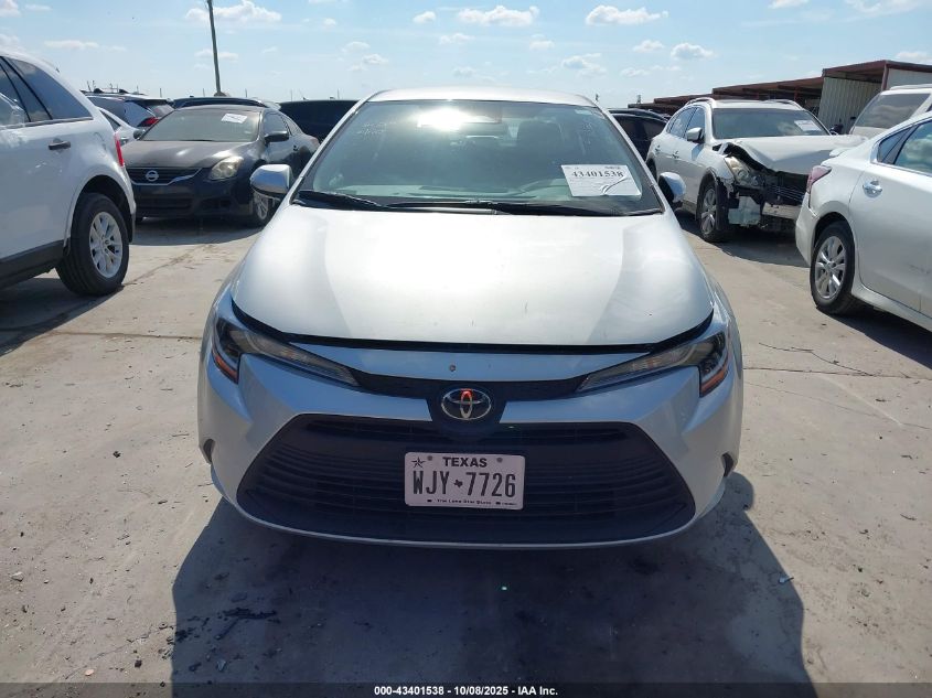 2025 Toyota Corolla Le VIN: 5YFB4MDE7SP302596 Lot: 43401538