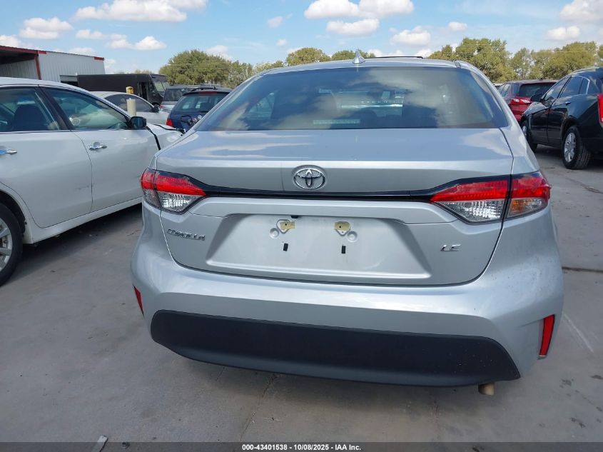 2025 Toyota Corolla Le VIN: 5YFB4MDE7SP302596 Lot: 43401538