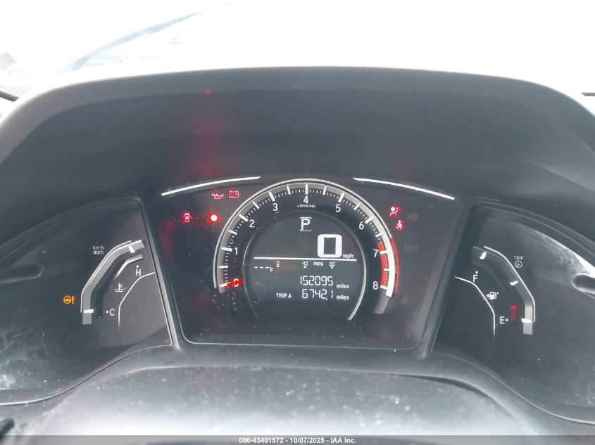 2017 Honda Civic Lx VIN: 19XFC2F55HE217921 Lot: 43401572