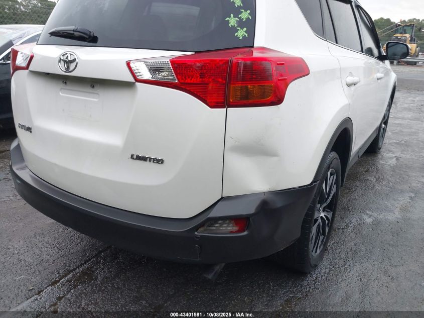 2015 Toyota Rav4 Limited VIN: JTMYFREV3FD074153 Lot: 43401581