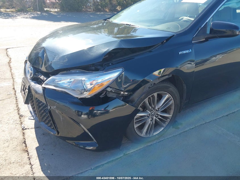 2017 Toyota Camry Hybrid Se VIN: 4T1BD1FK4HU222097 Lot: 43401596