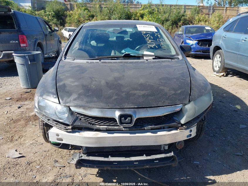 2009 Honda Civic Ex VIN: 1HGFA16899L008640 Lot: 43401612