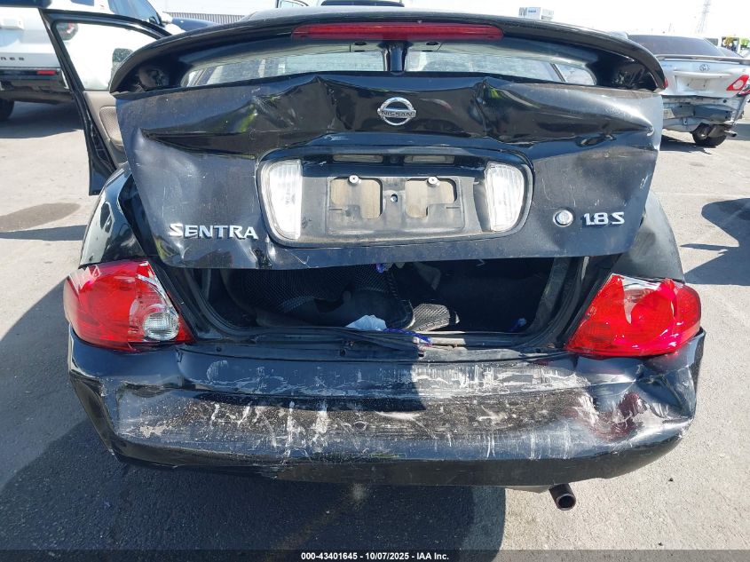 2004 Nissan Sentra 1.8S VIN: 3N1CB51D54L480862 Lot: 43401645