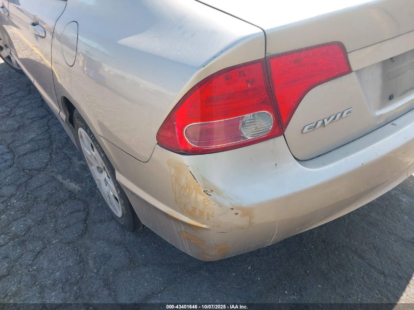 2006 Honda Civic Lx VIN: 1HGFA16526L005385 Lot: 43401646