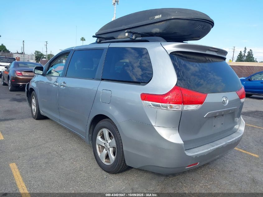 2011 Toyota Sienna Le V6 VIN: 5TDKK3DC7BS102212 Lot: 43401647