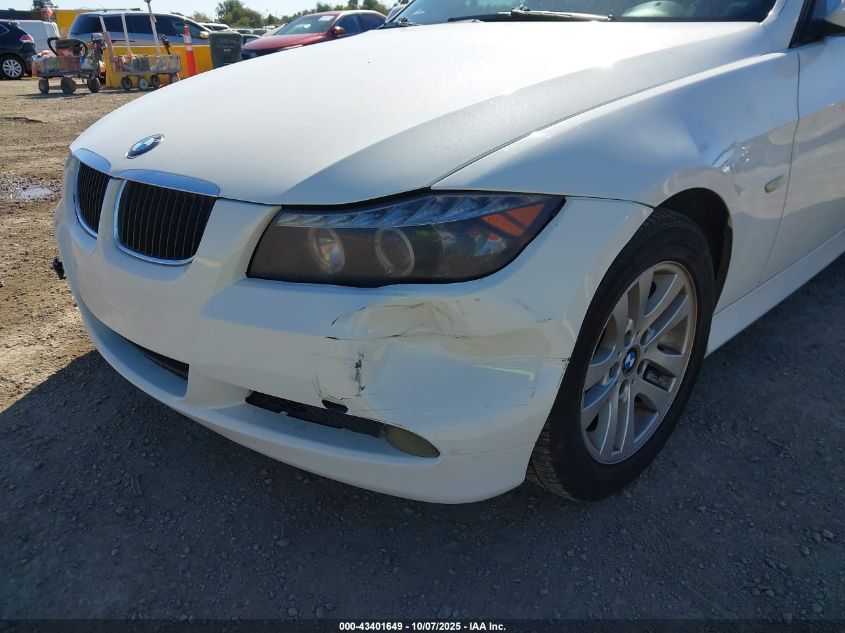2007 BMW 328I VIN: WBAVA33527PG53300 Lot: 43401649