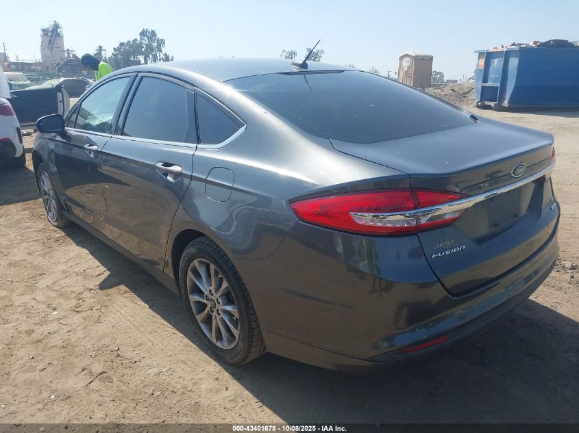 2017 Ford Fusion Se VIN: 3FA6P0HD4HR242532 Lot: 43401678