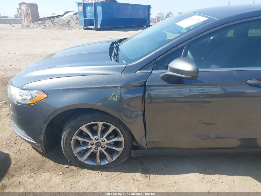 2017 Ford Fusion Se VIN: 3FA6P0HD4HR242532 Lot: 43401678