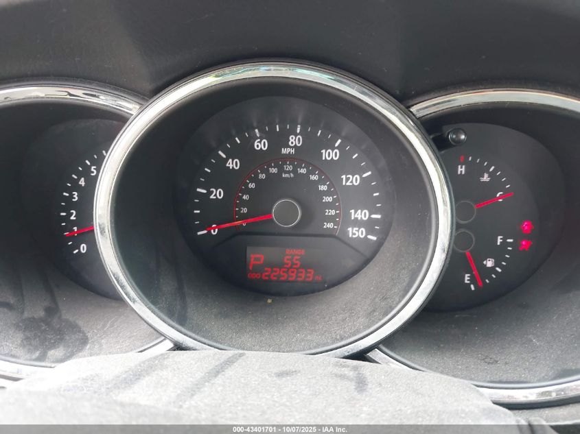 2011 Kia Sorento Lx VIN: 5XYKT4A17BG060160 Lot: 43401701