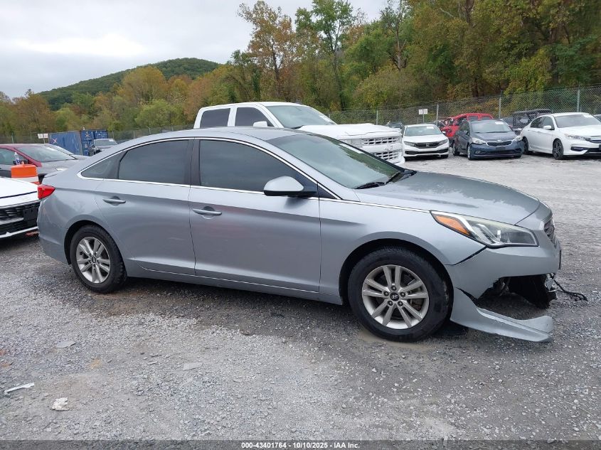 2015 Hyundai Sonata Se VIN: 5NPE24AF1FH070855 Lot: 43401764