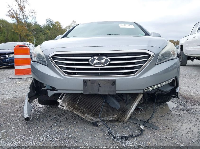 2015 Hyundai Sonata Se VIN: 5NPE24AF1FH070855 Lot: 43401764