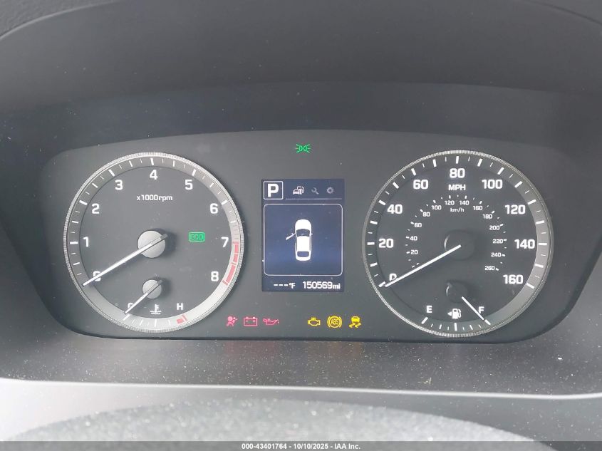 2015 Hyundai Sonata Se VIN: 5NPE24AF1FH070855 Lot: 43401764