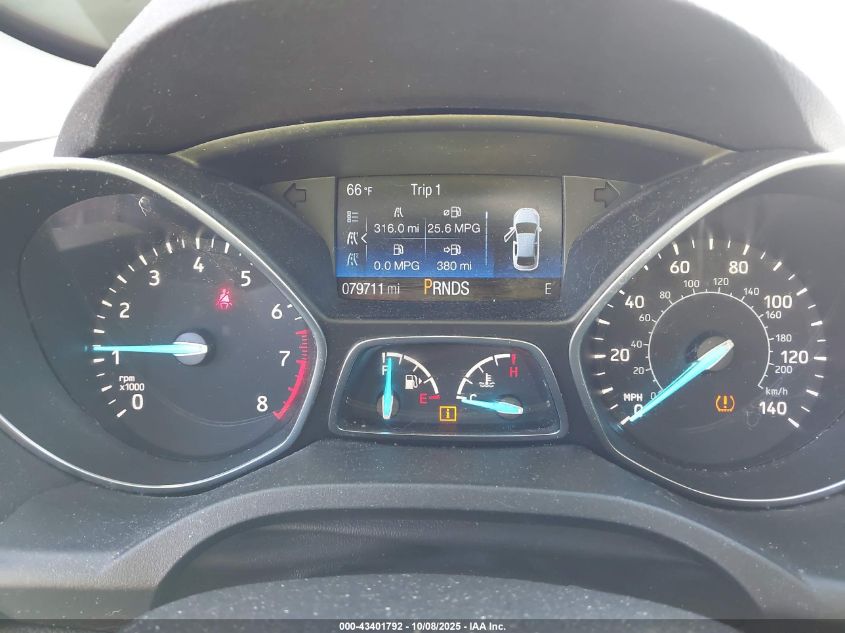 2017 Ford Escape S VIN: 1FMCU0F78HUE37511 Lot: 43401792