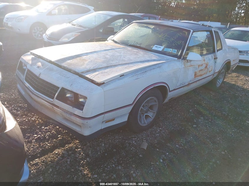 1G1GZ37G1GR208556 1986 CHEVROLET MONTE CARLO photo no. 2