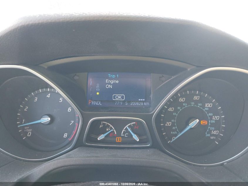 2013 Ford Focus Se VIN: 1FADP3F21DL315407 Lot: 43401868