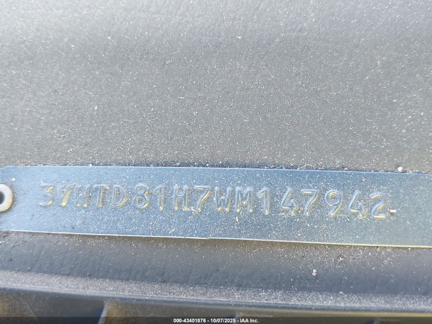 1998 Volkswagen Jetta Glx VIN: 3VWTD81H7WM147942 Lot: 43401876