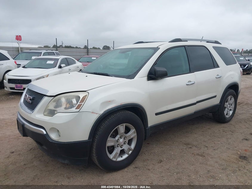 Vin: 1gkkrned4bj318454, lot: 43896649, gmc acadia sl 20112