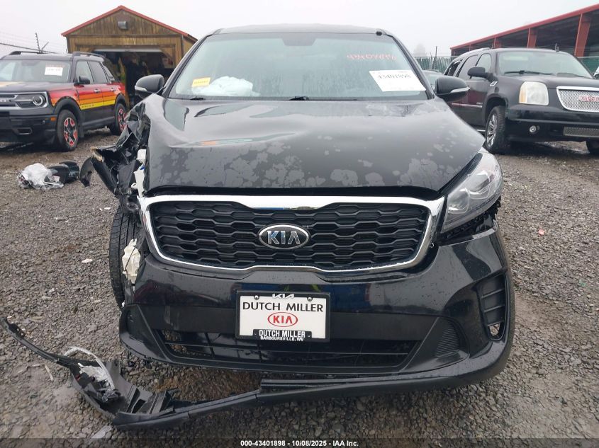 2019 Kia Sorento 3.3L Lx VIN: 5XYPGDA56KG463477 Lot: 43401898