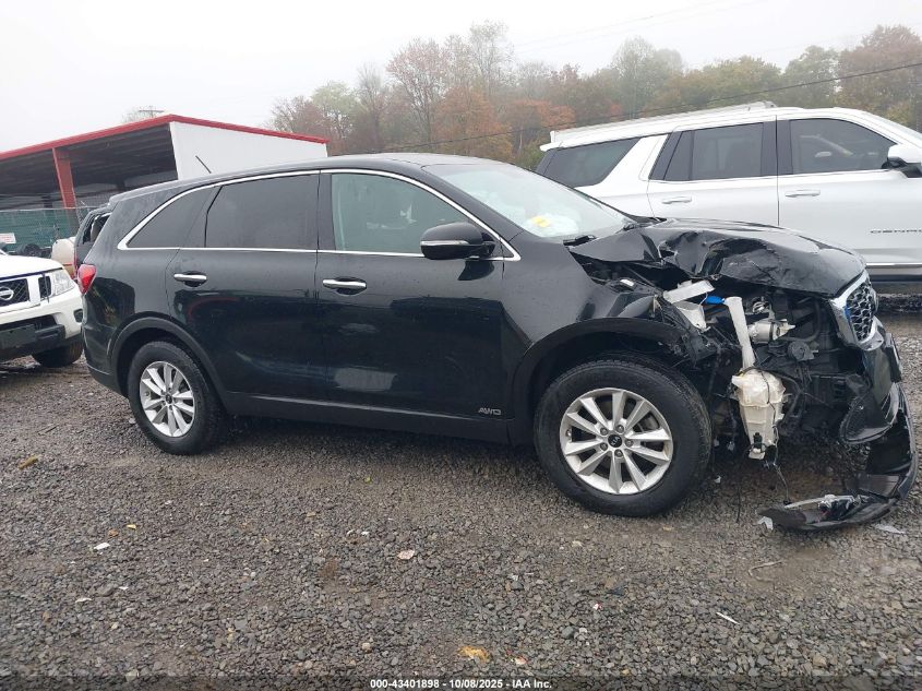 2019 Kia Sorento 3.3L Lx VIN: 5XYPGDA56KG463477 Lot: 43401898