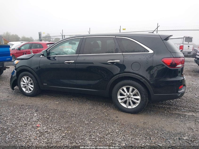 2019 Kia Sorento 3.3L Lx VIN: 5XYPGDA56KG463477 Lot: 43401898
