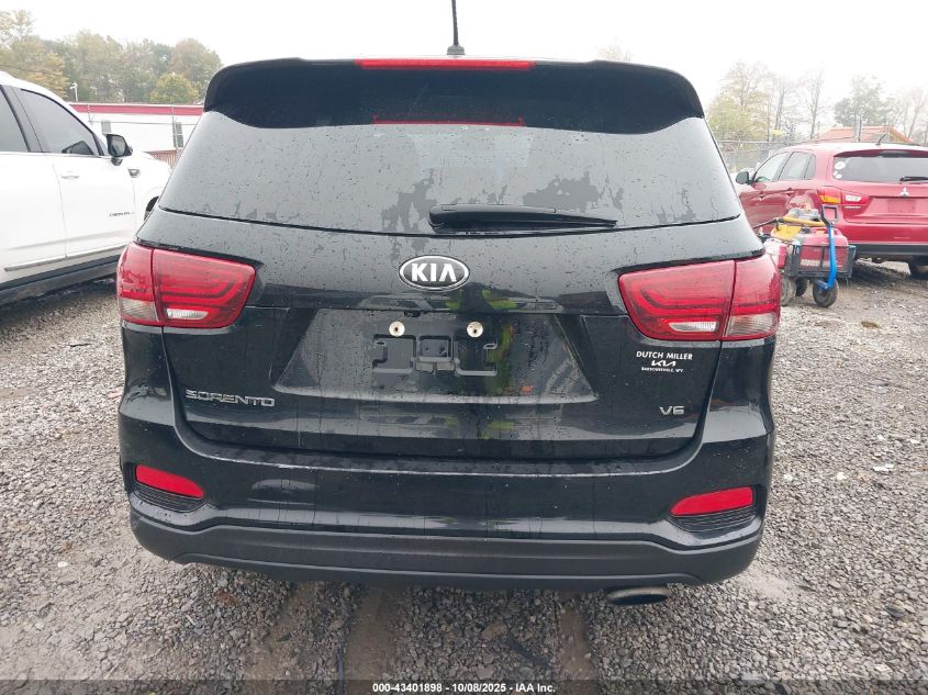 2019 Kia Sorento 3.3L Lx VIN: 5XYPGDA56KG463477 Lot: 43401898