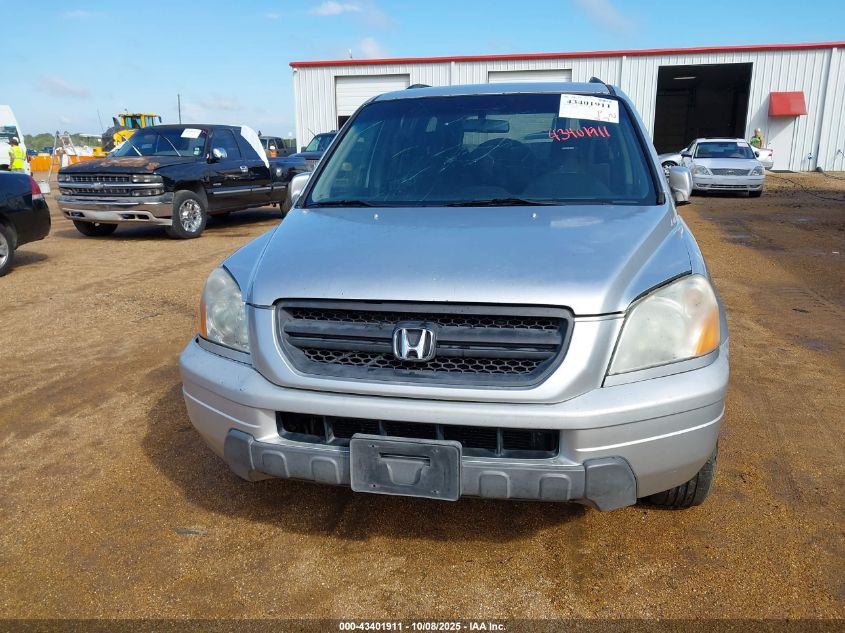 2005 Honda Pilot Ex VIN: 5FNYF184X5B052405 Lot: 43401911