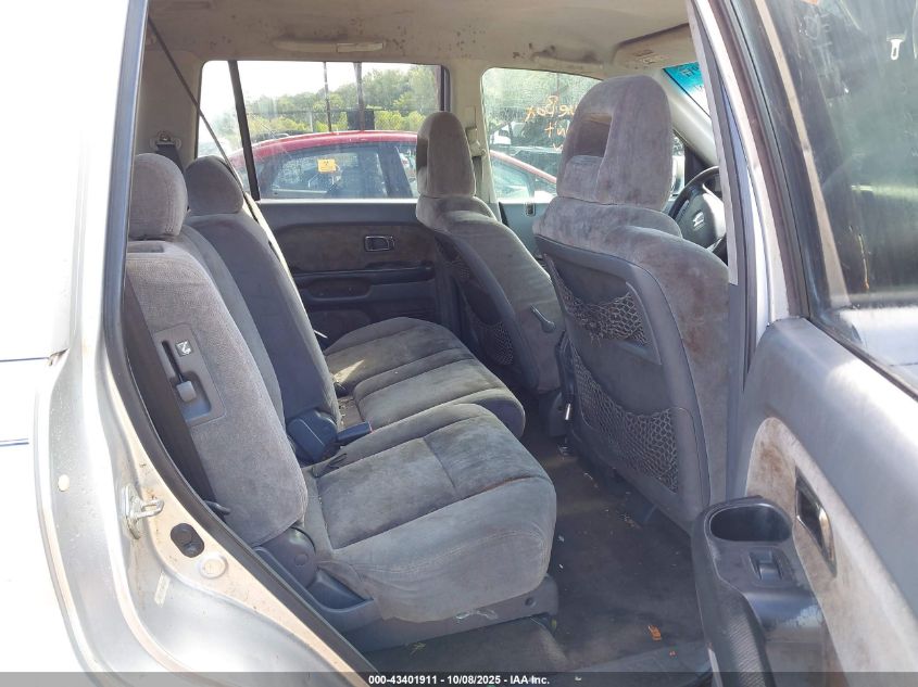 2005 Honda Pilot Ex VIN: 5FNYF184X5B052405 Lot: 43401911