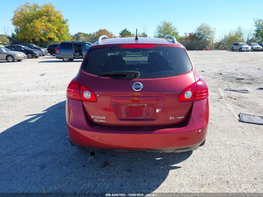 2009 Nissan Rogue Sl VIN: JN8AS58V99W190732 Lot: 43401922