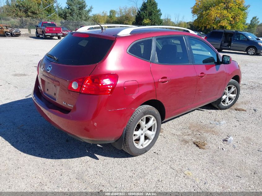 2009 Nissan Rogue Sl VIN: JN8AS58V99W190732 Lot: 43401922