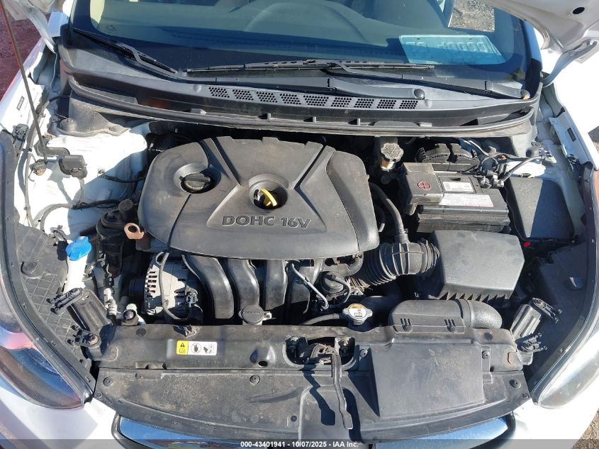 2013 Hyundai Elantra Gls VIN: 5NPDH4AE0DH372412 Lot: 43401941