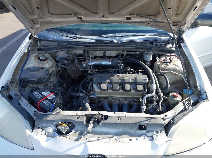 2001 Honda Civic Lx VIN: 2HGES16561H514667 Lot: 43401996